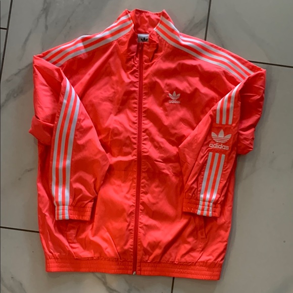 adidas Other - adidas Performance Jacket in Bright Coral and White
